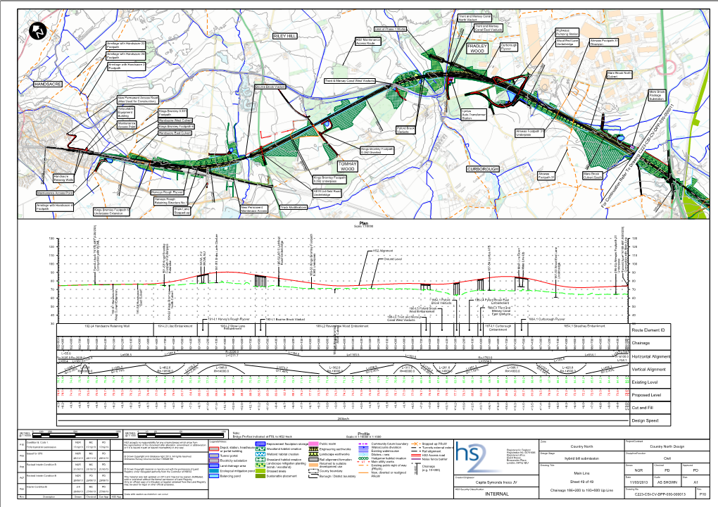 Handsacre 22 Access Route Curborough Underbridge Diversion Footpath FRADLEY Flyover WOOD Armitage with Handsacre 24