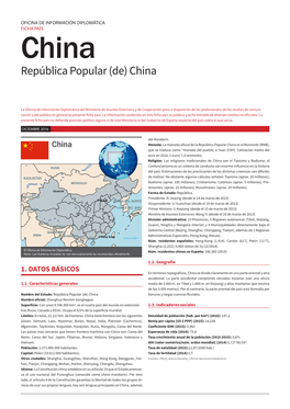 República Popular (De) China