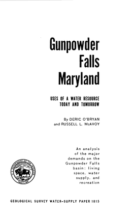 Gunpowder Falls Maryland