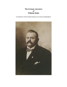 The German Ancestors of Wilhelm Kühn
