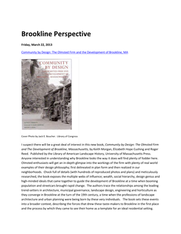Brookline Perspective