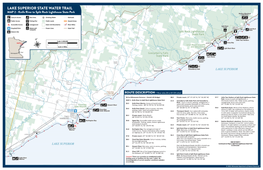 Map 2, Lake Superior State Water Trail from Knife River to Split Rock