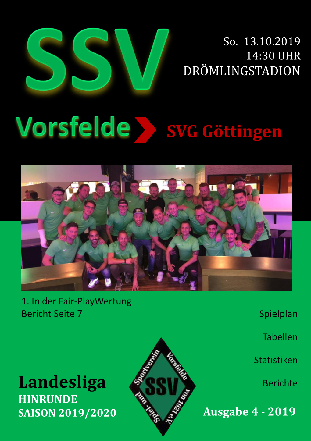 4. Ausgabe Stadionmagazin