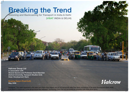 Visoning and Backcasting for Transport in India & Delhi