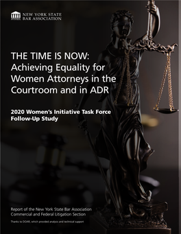 Achieving Equality for Women Attorneys in the Courtroom and in ADR