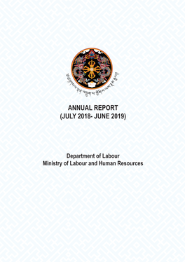 Annual Report (July 2018- June 2019)
