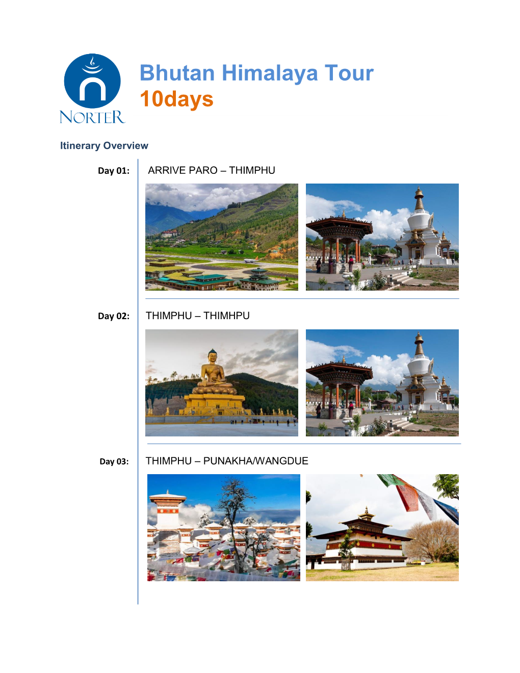 Bhutan Himalaya Tour 10Days