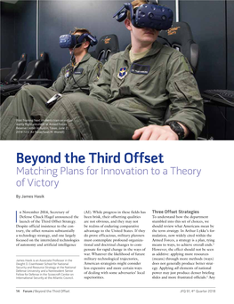 Beyond the Third Offset: Matching Plans for Innovation to a Theory Of