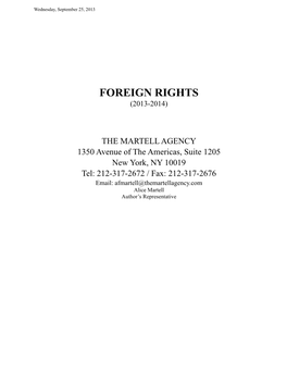 The Martell Agency