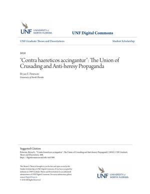 "Contra Haereticos Accingantur": the Union of Crusading and Anti-Heresy Propaganda