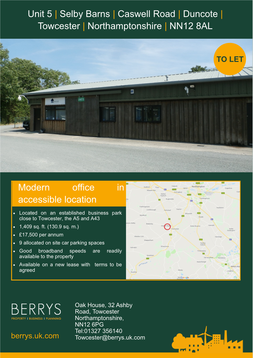 Selby Barns | Caswell Road | Duncote | Towcester | Northamptonshire | NN12 8AL