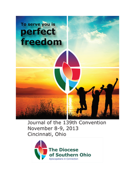 Journal of the 139Th Convention November 8-9, 2013 Cincinnati, Ohio