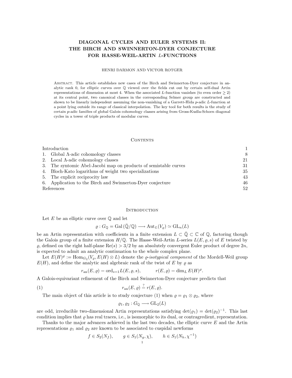 The Birch and Swinnerton-Dyer Conjecture for Hasse-Weil-Artin L-Functions