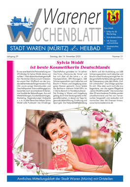 Warener Wochenblatt Nr. 21/2020