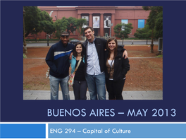 Buenos Aires – May 2013