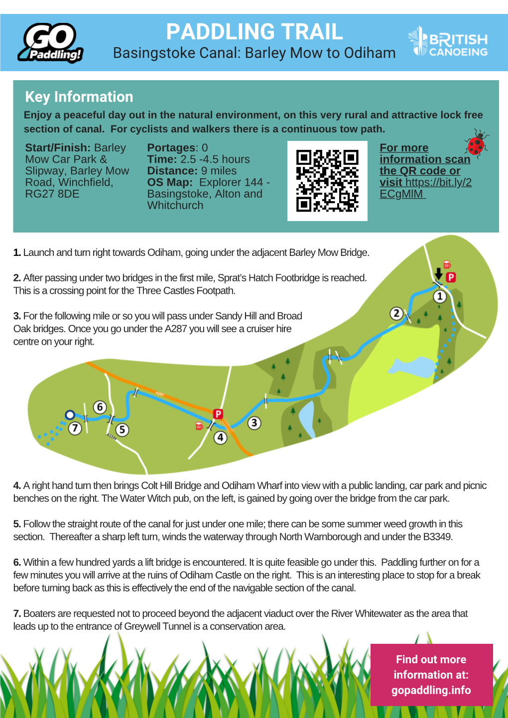 Basingstoke Canal: Barley Mow to Odiham