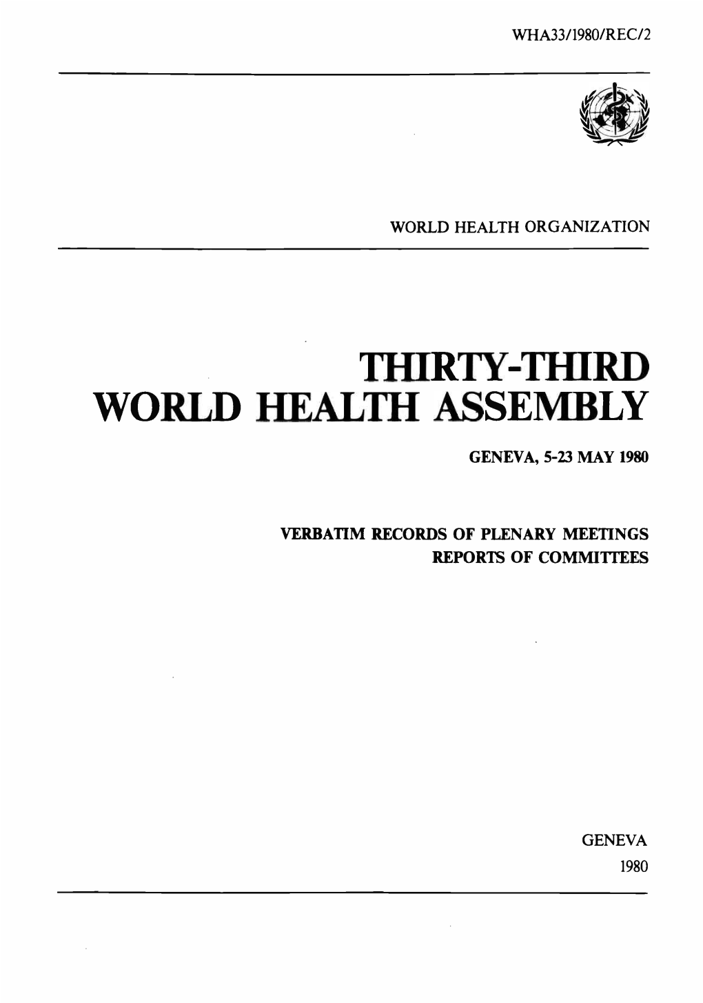 World Health Assembly