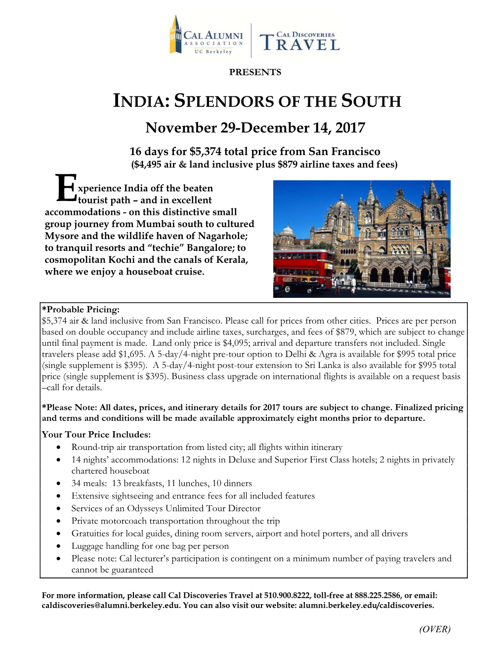 India: Splendors of the South