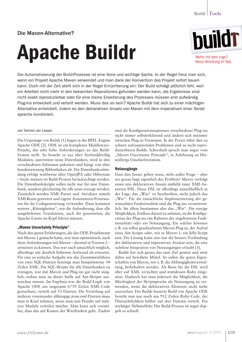 Apache Buildr Keine Verlinkung Im Text