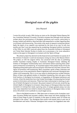Aboriginal Stars of the Pigskin