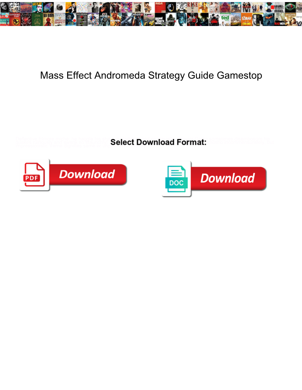 Mass Effect Andromeda Strategy Guide Gamestop