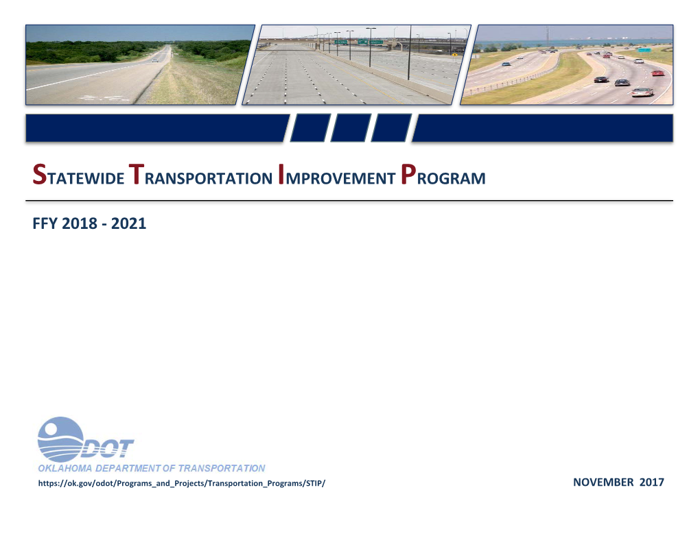 Statewide Transportation Improvement Program Ffy 2018