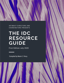 IDC Resource Guide