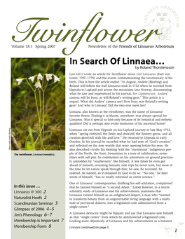 In Search of Linnaea…