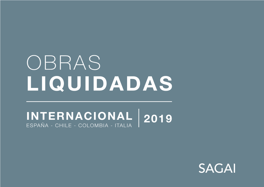 Obras Liquidadas