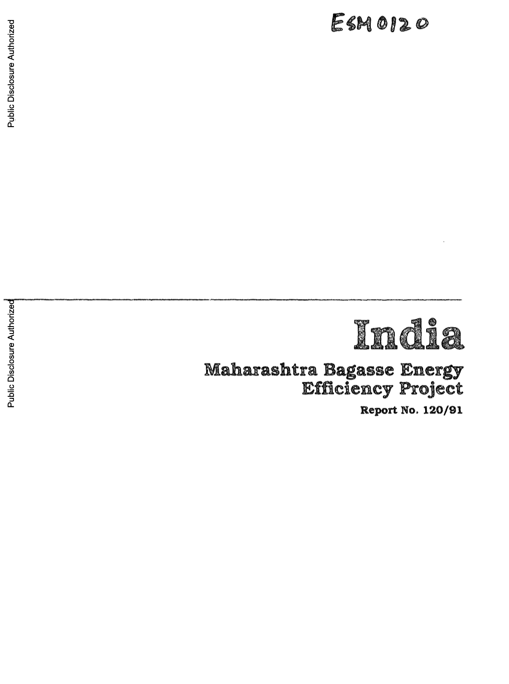 World Bank Document