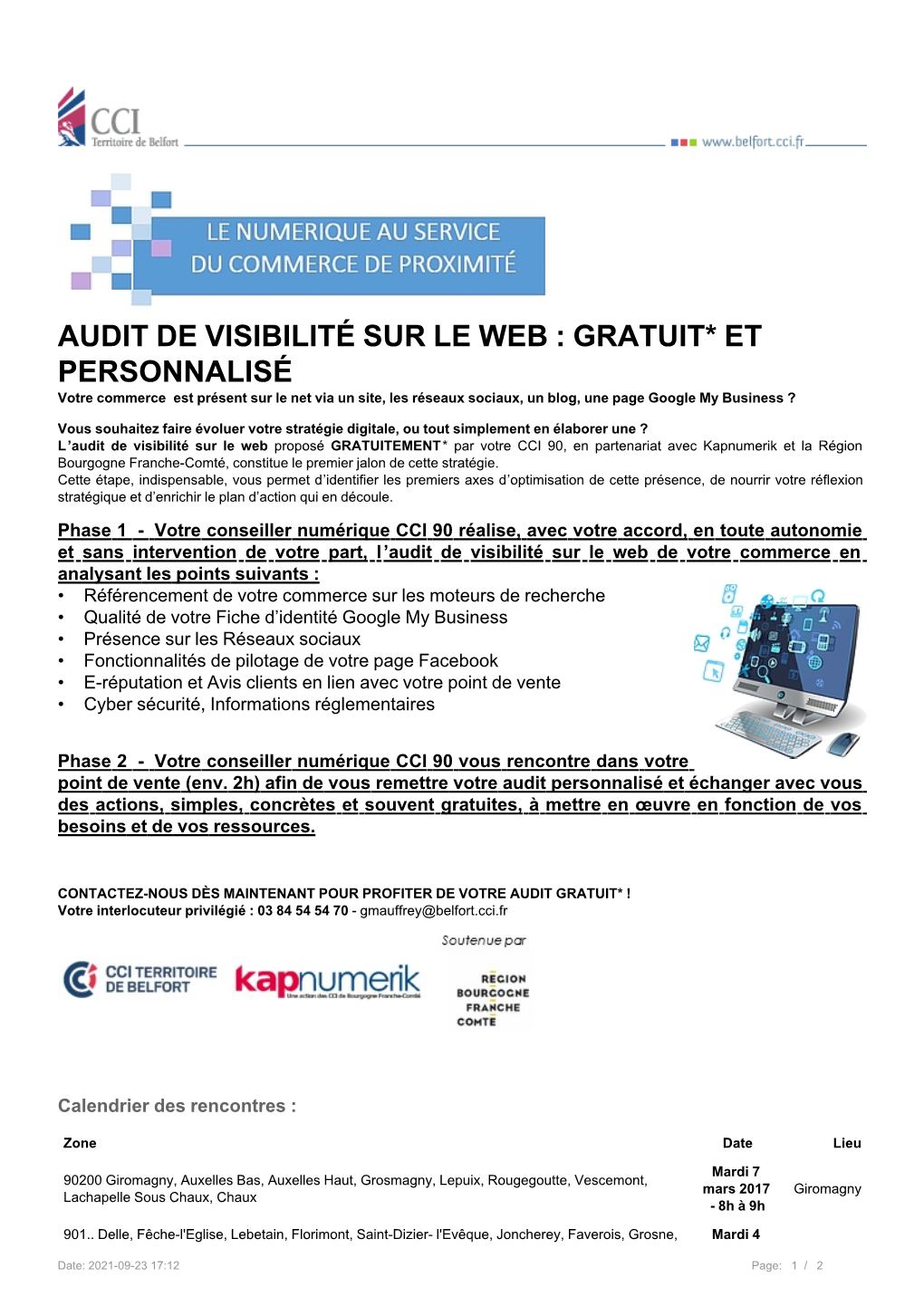 Audit De Visibilité Sur Le Web : Gratuit* Et Personnalisé