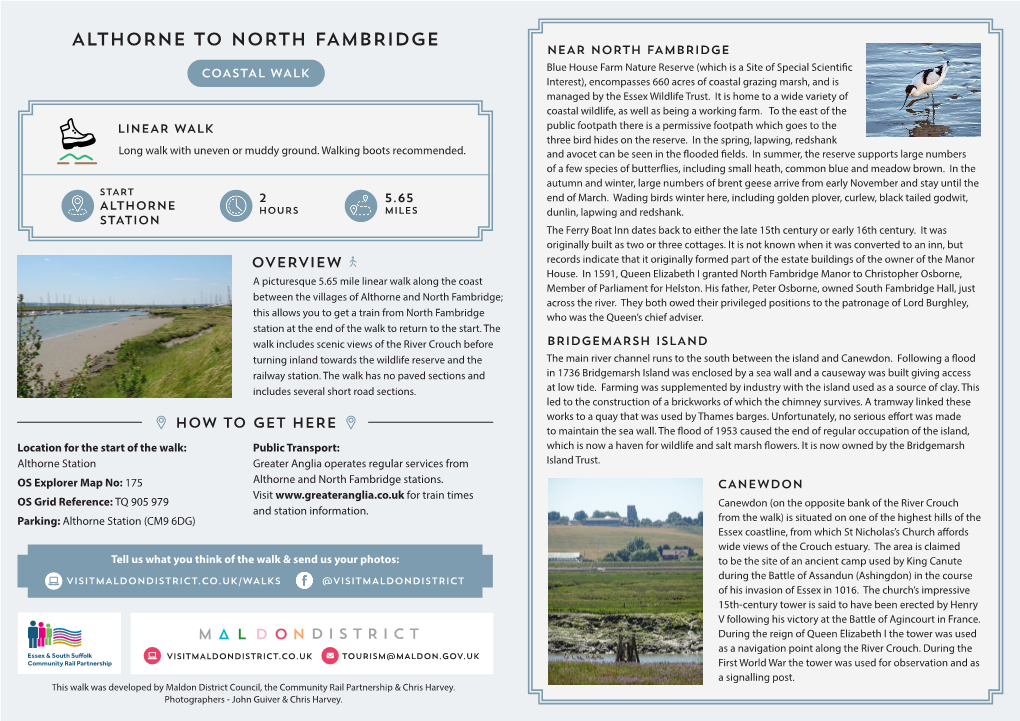 Althorne to North Fambridge