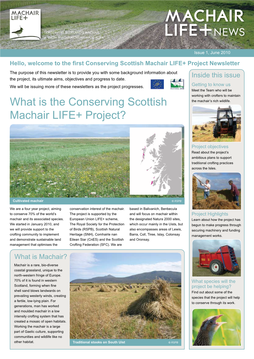 What Is the Conserving Scottish Machair LIFE+ Project?