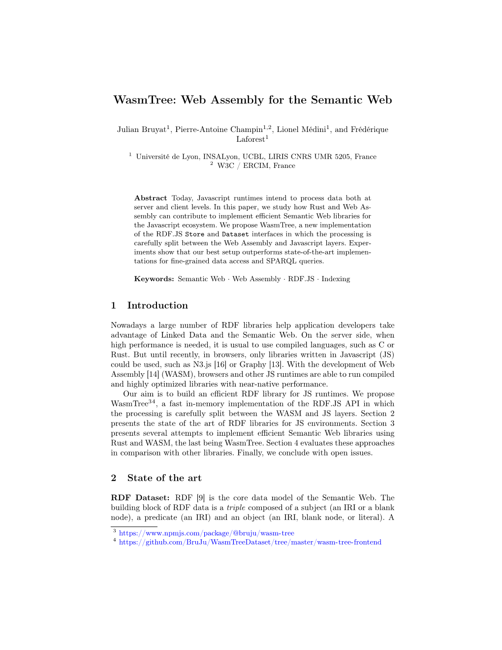 Wasmtree: Web Assembly for the Semantic Web