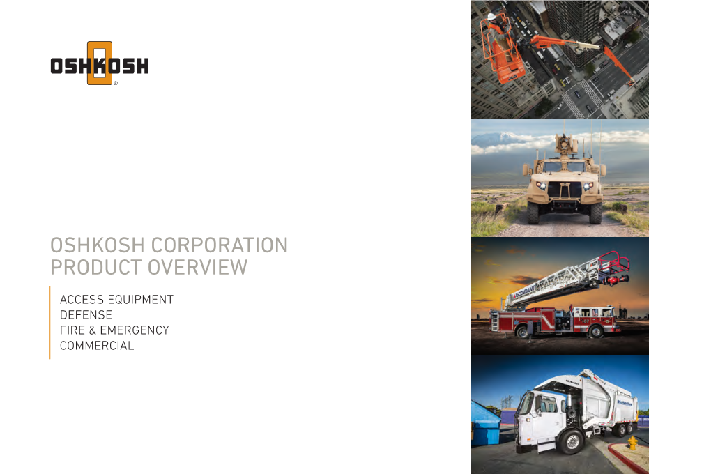 Oshkosh Corporation Product Overview