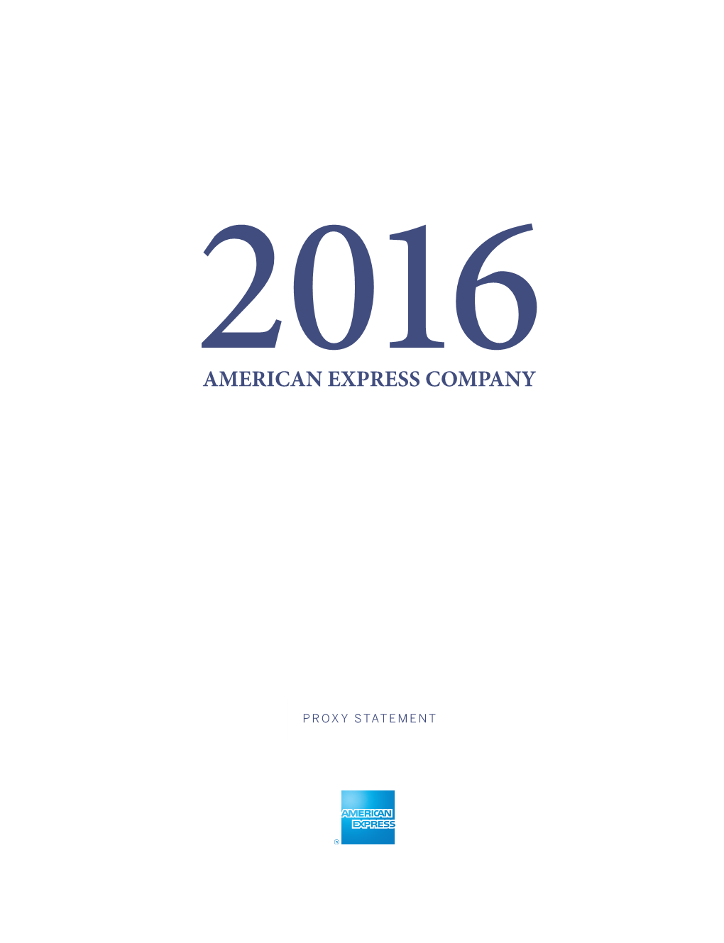 American Express Company 200 Vesey Street New York, New York 10285 NOTICE of ANNUAL MEETING of SHAREHOLDERS