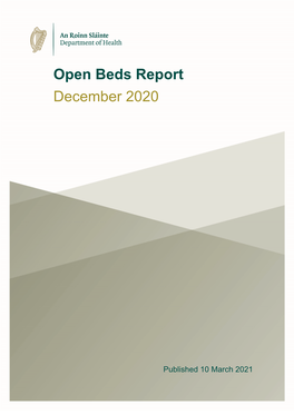 Open Beds Report December 2020