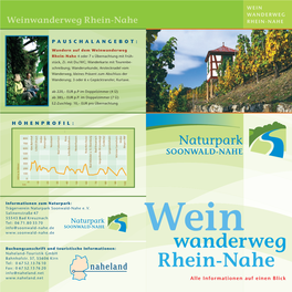 Wanderweg Rhein-Nahe RHEIN-NAHE