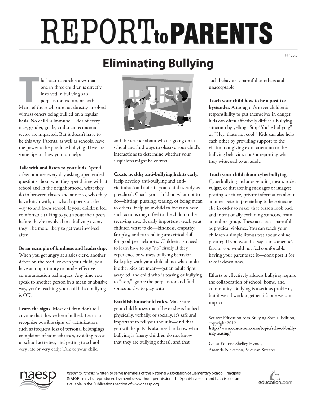 Eliminating Bullying