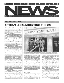 African Legislators Tour the U.S