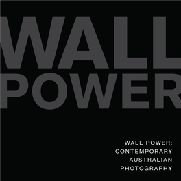 WALL POWER: Contemporary Australian