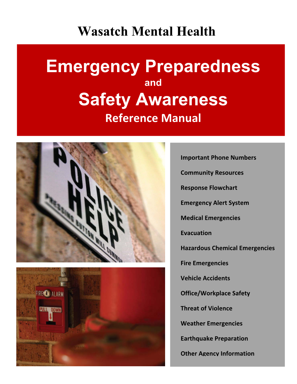 Emergency Preparedness Safety Awareness