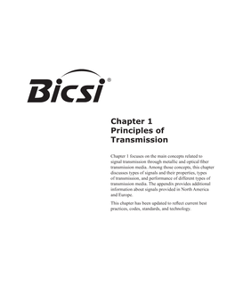 Chapter 1 Principles of Transmission
