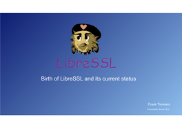 Libressl Presentatie2