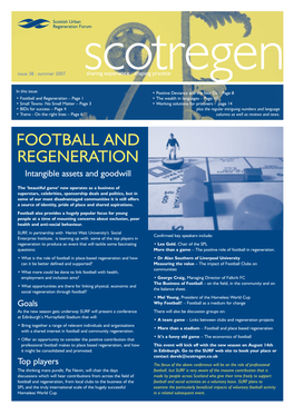 Scottish Regeneration Issue 38 (Summer 2007)