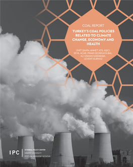 Coal Report Turkey's Coal Policies Related to Climate