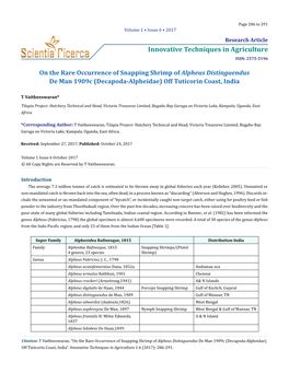 Innovative Techniques in Agriculture ISSN: 2575-5196