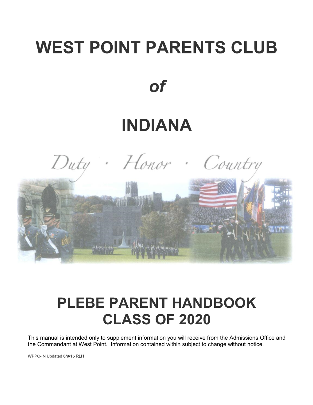 Plebe Parent Handbook 2020 Final