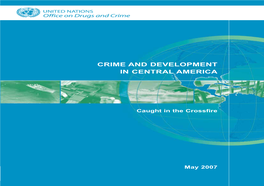 Crime and Development in Central America