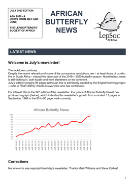 African Butterfly News